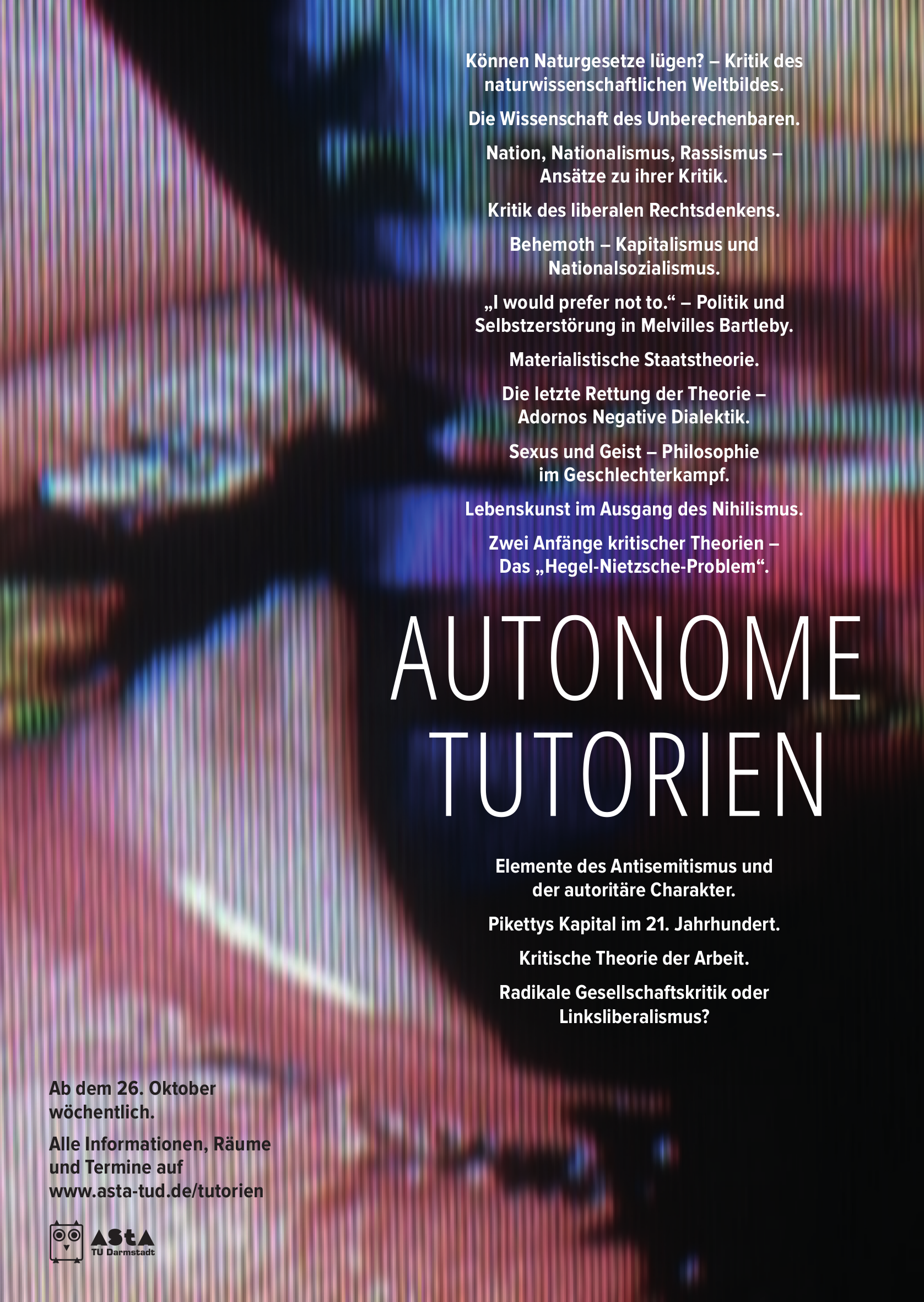 Plakat Autonome Tutorien WS15-16