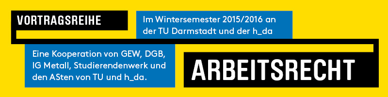 Vortragsreihe Arbeitsrecht Teaser