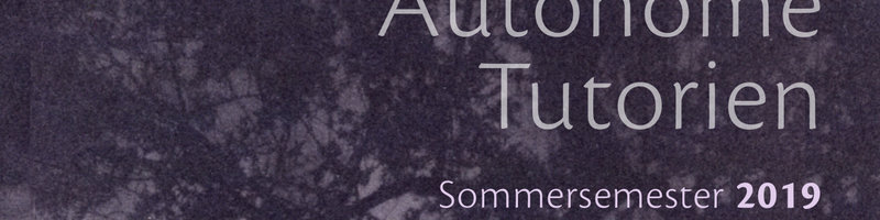 Autonome Tutorien SS19 Header