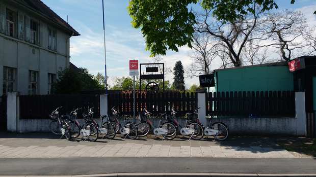 Call a Bike am Südbahnhof